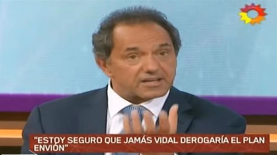 Scioli No creo que Vidal vaya a cerrar el programa Envión Batakis