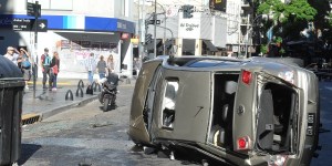 Cinco jóvenes detenidos tras una persecución y choque en Villa Crespo