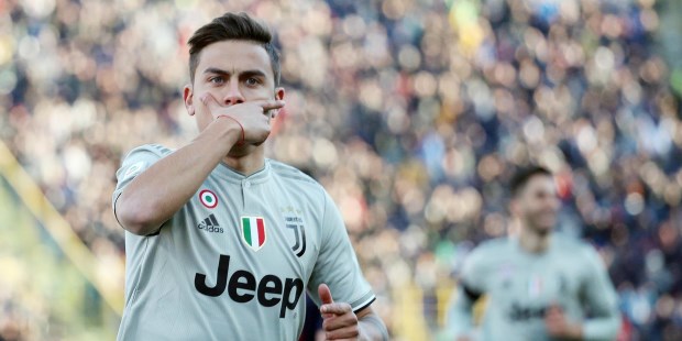 Con gol de Dybala, Juventus le ganó a Bologna y se encamina al título