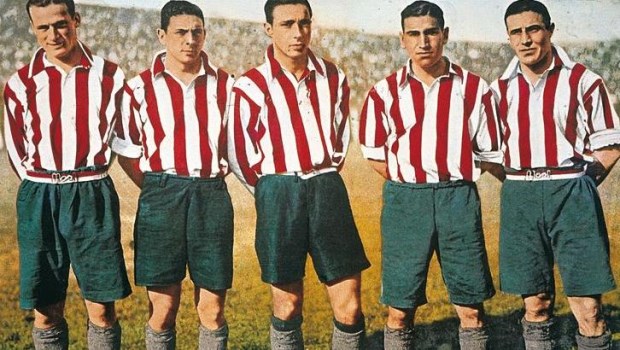 Los Profesores: Miguel Lauri, Alejandro Scopelli, Alberto Zozaya, Manuel Ferreira y Enrique Guaita.