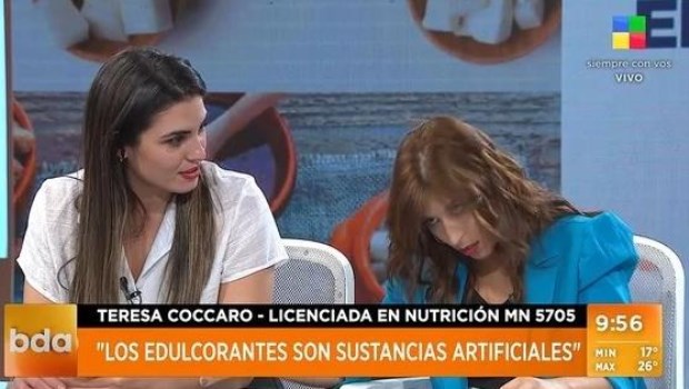 Susto en un programa de A24 por el desmayo de una panelista