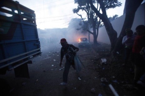 Implacable represión en Honduras