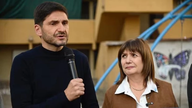 El gobernador santafesino, Maximiliano Pullaro, cuenta con el total apoyo de la ministra de Seguridad, Patricia Bullrich.