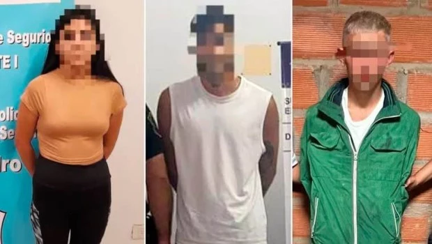 Sharon Lucero Silva, Francisco Miguel Gaitano y Kevin Leite Acuña son los nuevos detenidos.