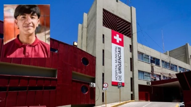 Sebastián Luiquín estaba internado en el Hospital de Urgencias de Córdoba.