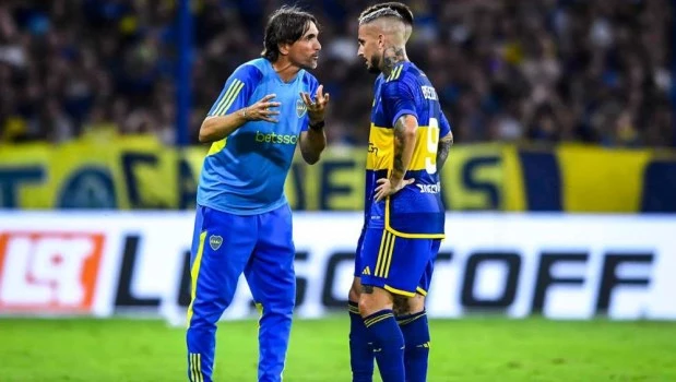 La relación entre el entrenador de Boca, Diego Martínes y el delantero parece estar rota.