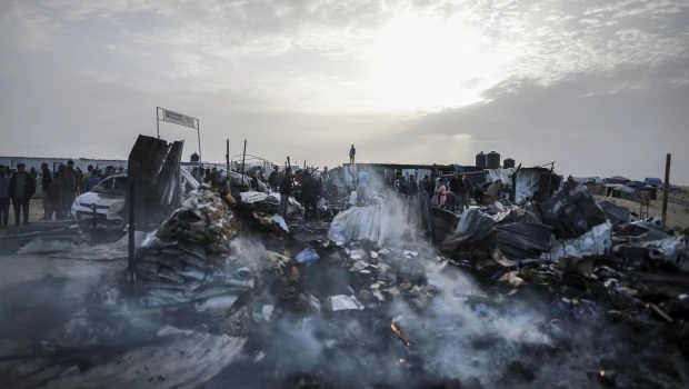 Netanyahu promete investigar el ataque en un campo de desplazados y asegura que fue un accidente