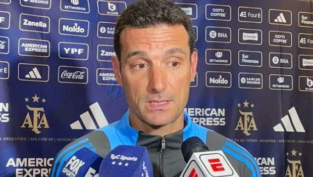 Entrenador de la Selección argentina, Lionel Scaloni.