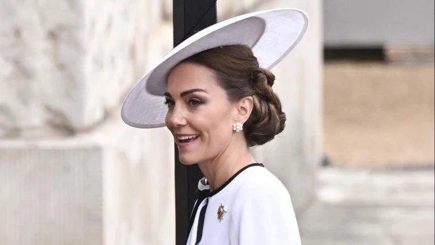 La princesa Kate Middleton reapareció en público por primera vez desde que anunció que tenía cáncer