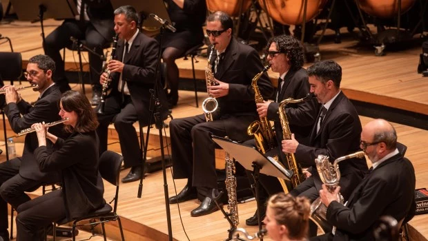 La banda lleva el nombre de su fundador, Pascual Grisolía, quien en 1939 inició una escuela de instrumentos de viento en el Patronato Nacional de Ciegos.