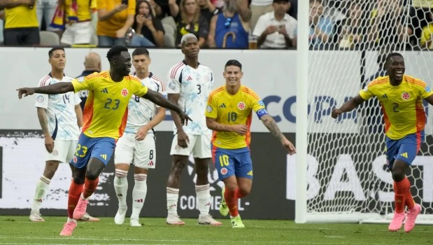 Colombia golea, se mete en los cuartos de final y despierta a Costa Rica de su sueño 