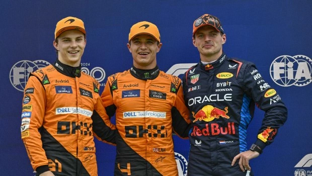 Norris logra la pole en el GP de Hungría y Verstappen largará tercero