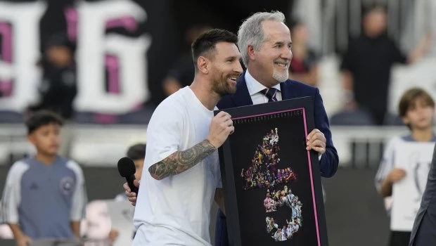 Inter Miami homenajeó a Messi por sus 45 títulos