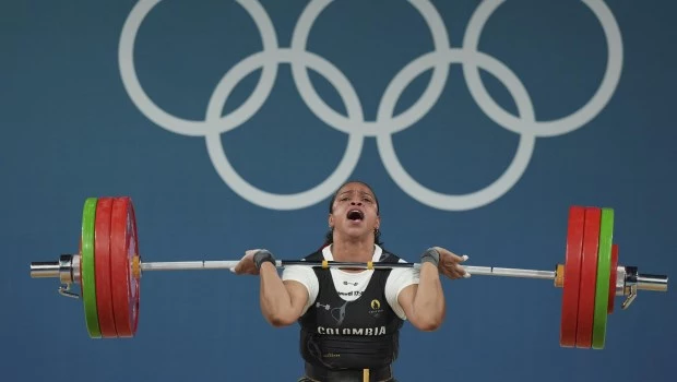 La colombiana Mari Leivis Sánchez gana plata en pesas 71 kg de Olímpicos