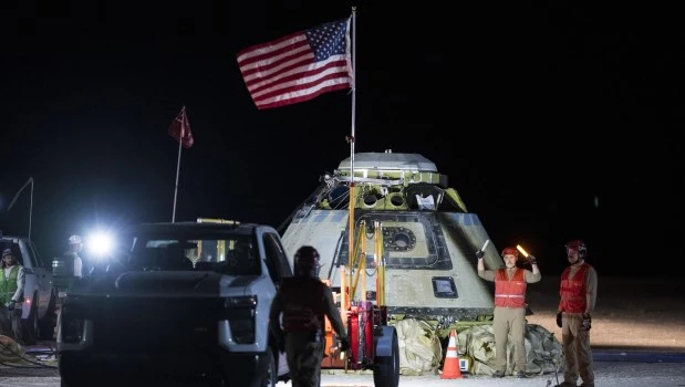 La nave Starliner aterrizó sin sus dos astronautas tras presentar fallos