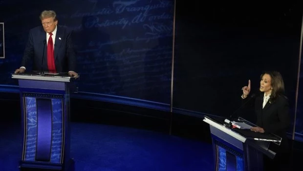 Trump y Harris intercambian fuertes acusaciones políticas en el debate presidencial