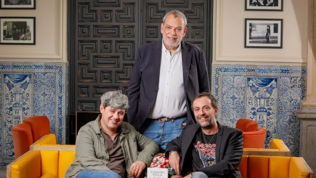 Los autores detrás del seudónimo: Antonio Mercero, Jorge Díaz y Agustín Martínez.