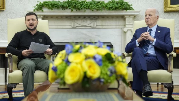 Biden y Zelenski se reúnen en la Casa Blanca para acelerar la entrega de armas a Ucrania