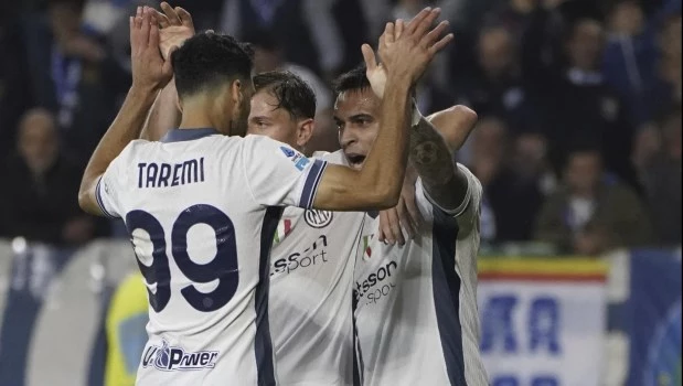 Lautaro Martínez convirtió en la goleada del Inter y entró en la historia del club 