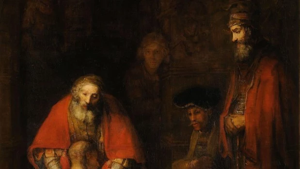 “El retorno del hijo pródigo”, de Rembrandt, Museo del Hermitage de San Petersburgo.