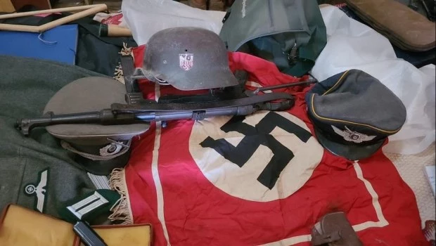 Detienen en Quilmes a un hombre vinculado al tráfico de armas con artículos del nazismo