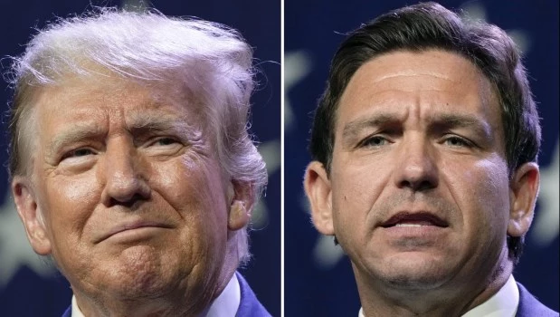 Donald Trump piensa en Ron DeSantis ante las acusaciones contra Pete Hegseth.