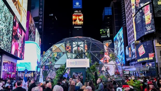 El calor de República Dominicana presente en Times Square en pleno invierno neoyorquino