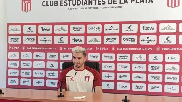 Lucas Alario fue presentado como nuevo jugador de Estudiantes 