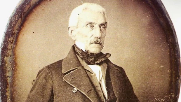 Retrato de José de San Martín de 1848.