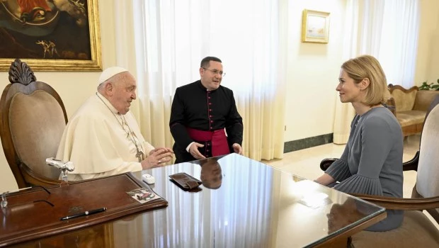 El Papa habló con Kallas de "la necesidad de una paz justa y duradera" por la guerra en Ucrania