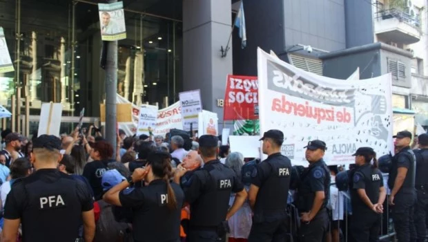 Incidentes en el Congreso durante una protesta de jubilados