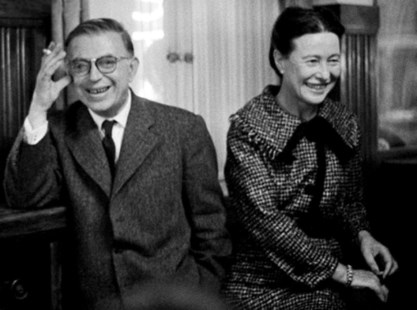 Simone de Beauvoir y Jean Paul Sartre, una pareja que se amó y también hizo pactos por conveniencia.