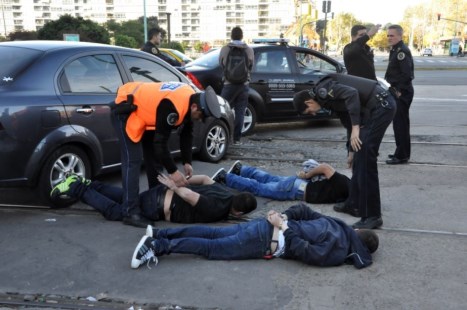 Tres colombianos detenidos con marihuana tras una persecución en Puerto Madero