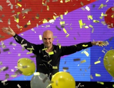 Larreta fue electo jefe de gobierno porteño tras vencer por una mínima ventaja a Lousteau en el balotaje