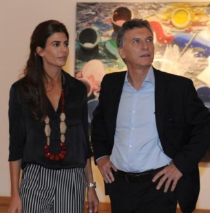 Macri visitó junto a su esposa el Museo Nacional de Bellas Artes