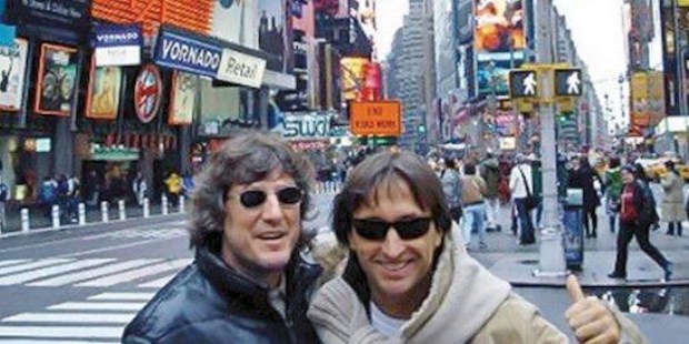 Un momento de Boudou. Con Nuñez Carmona en Nueva York.