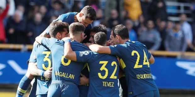 Boca arrancó la defensa del título con una ajustada victoria frente a Talleres