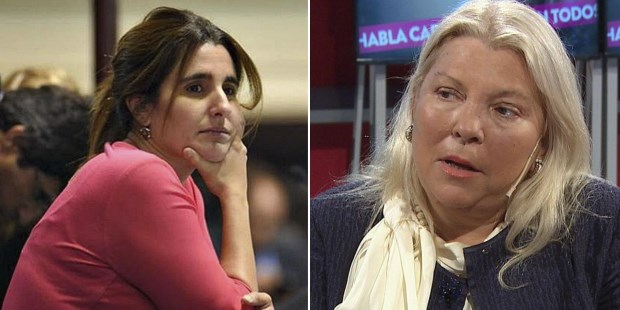 La diputada provincial Maricel Etchecoin, referente de la Coalición Cívica en Buenos Aires, y Elisa Carrió.