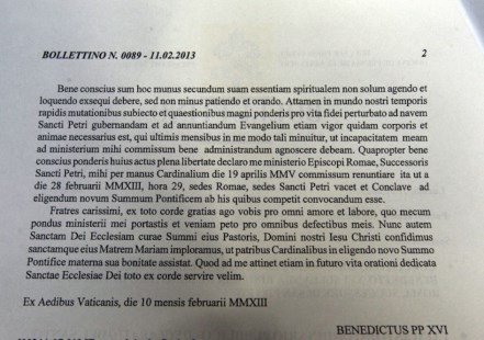 La carta que escribió el Papa en su despedida - El mundo | Diario La Prensa